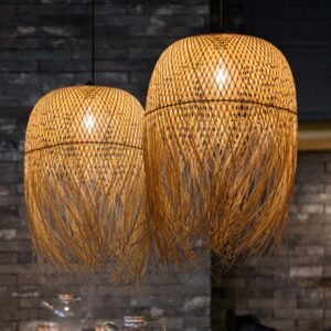 Southeast Asia Pendant Lights Handmade Bamboo Hanging Lamp For Living Room Dining Room Loft Home Decor E27 Hotel Art Hanglamp 1