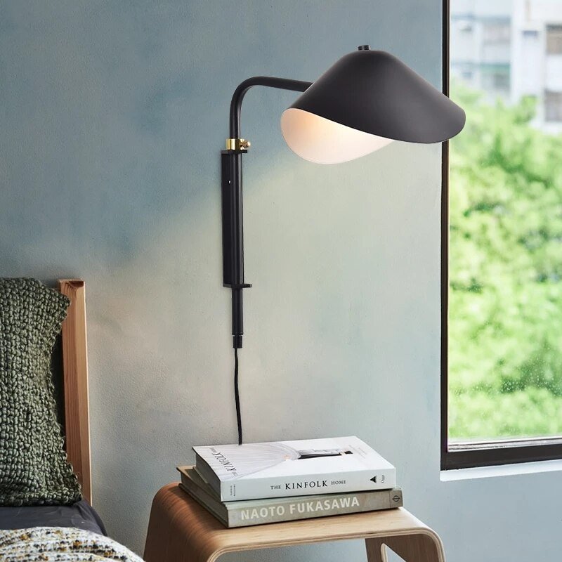 Modern Designer Wall Lamp Iron DuckbillWall Lamps For Living Room Bedroom Nordic Home Decor Loft Lamp E27 Bedside Wall Light 4