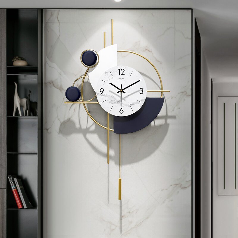 Cute Metal Wall Clock Modern Design Fashion Silent Minimalist Wall Clock Art Nixie Kitchen Relogio De Parede Room Decor YH 2