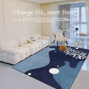 Simple Nordic Style Living Room Carpet Home Decoration Sofa Coffee Table Rug Bedroom Large Area Bedside Rugs Dirt-resistant Mats 1