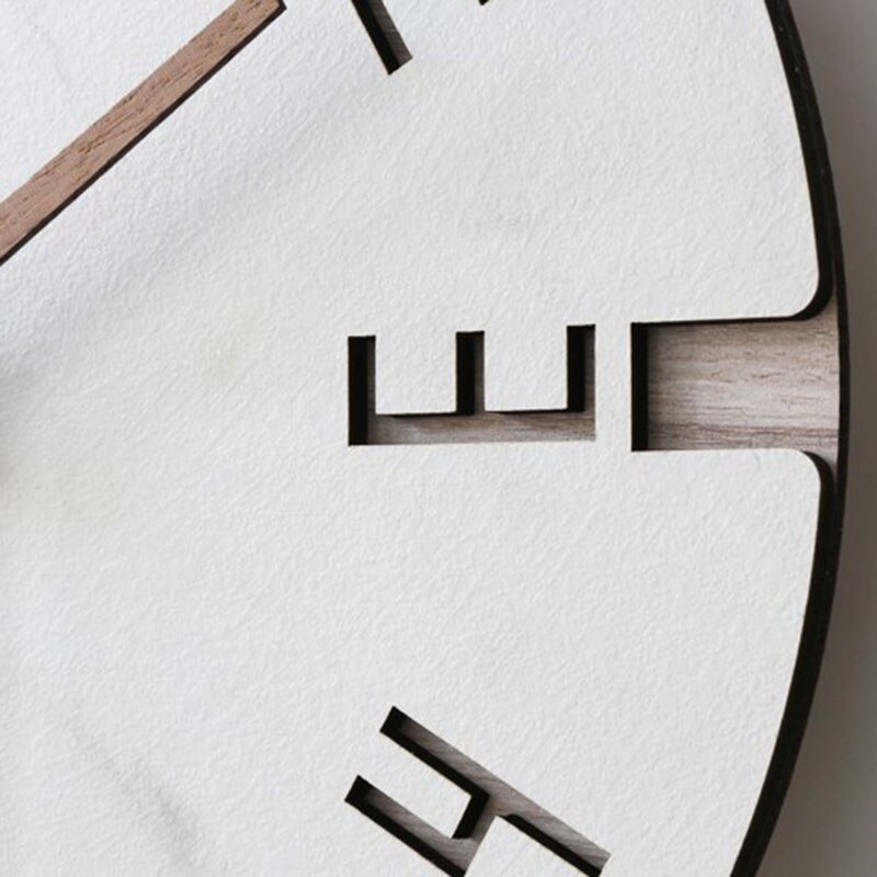 Nordic Large Wall Watch Minimalist Mechanism Art Original  Home Saatration Items Watch Silent Saat Home Design Furniture 4