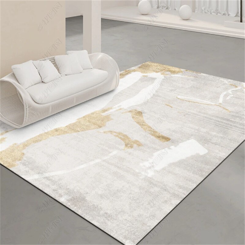Simple Light Luxury Living Room Decoration Carpet Nordic Abstract Study Cloakroom Non-slip Rug Home Balcony Bathroom Porch Rugs 1