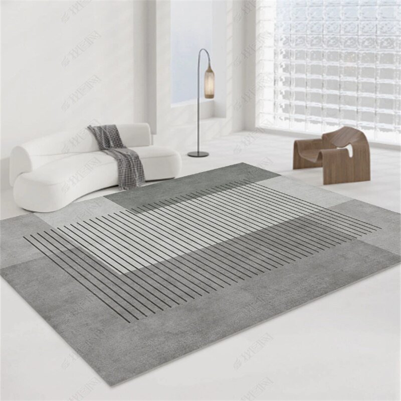 Nordic Luxury Living Room Sofa Coffee Table Carpet Geometric Hotel Homestay Decoration Carpet Home Bedroom Bedside Non-slip Rug 4