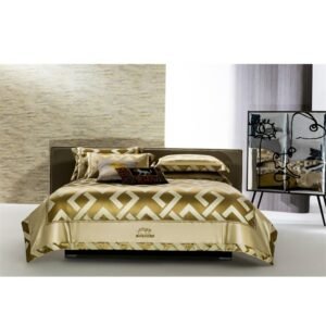 Satin like Silk Brocade Egyptian Cotton Duvet Cover set Luxury Palace 4/5Pcs Bedding Set Bedspread Bed sheet Pillowcases 1