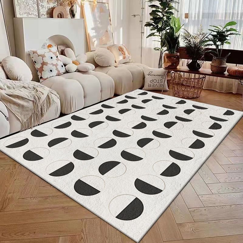 Nordic Living Room Decorative Carpet Imitation Cashmere Sofa Tea Table Non-slip Rug Modern Minimalist Bedroom Bedside Soft Rugs 3