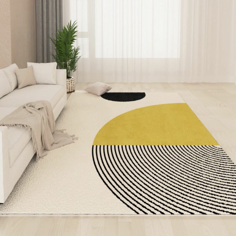 Modern Minimalist Living Room Decoration Carpet Home Bedroom Bedside Non-slip Carpets Light Luxury Study Cloakroom Non-slip Rug 4
