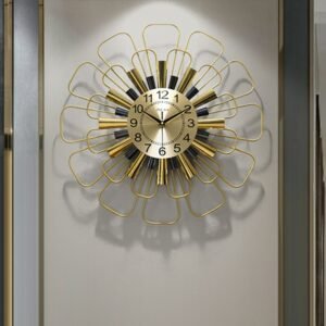 Luxury Large Wall Watch Metal Digital Art Unique Silent Kitchen Clock Watch Aesthetic Orologio Da Parete Home Design Furniture 1
