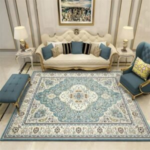 Persian Style Carpet High Quality Large Area Rug Abstract Floral Rugs Lounge Prayer Mats Living Room Bedroom Non-slip Floor Mat 1