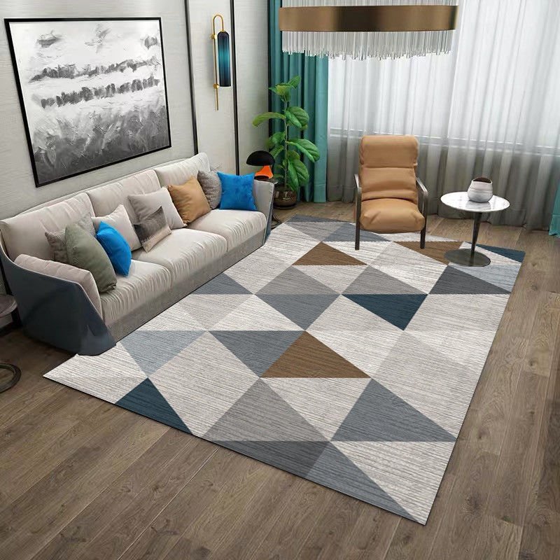 Nordic Geometric Abstract Carpet Living Room Large Area Rugs Non-slip Entrance Floor Mat Modern Home Decoration Bedroom Carpets 6
