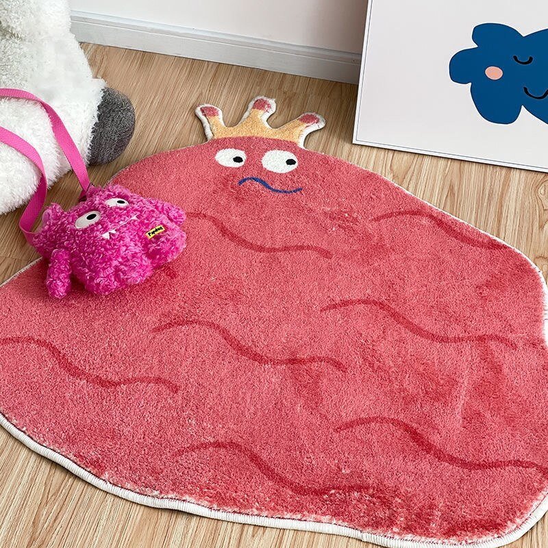 Cute Little Monster Living Room Carpet Home Bedroom Girl Bedside Rug Anti-fouling Children's Room Tatami Cartoon Bathroom Rugs 3