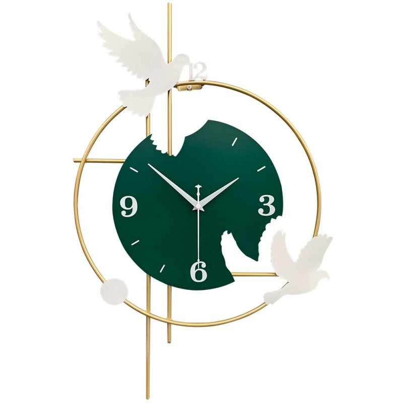Luxury Nordic Wall Clock Giant Mechanism Industrial Modern Simple Silent Metal Wall Clock Design Reloj Pared Home Accessories 4