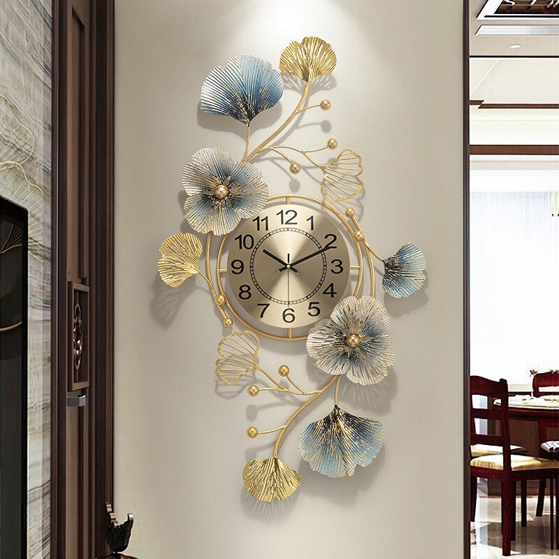 Luxury Led Modern Wall Clock Silent Industrial Large Metal Kitchen Wall Clock Modern Design Reloj De Pared Mechanism For Clock 1