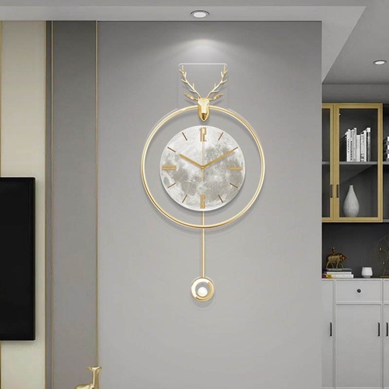 Modern Wall Clock Luxury Living Room Large Wall Clock Nixie Big Size Nordic Watch Wall Reloj De Mesa Home Decoraction XF5XP 1