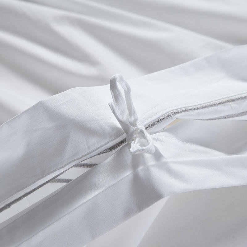 Queen King size White Bedding Set Luxury Egyptian cotton Bed set Bed sheet Duvet Cover Fitted sheet parure de lit ropa de cama 3