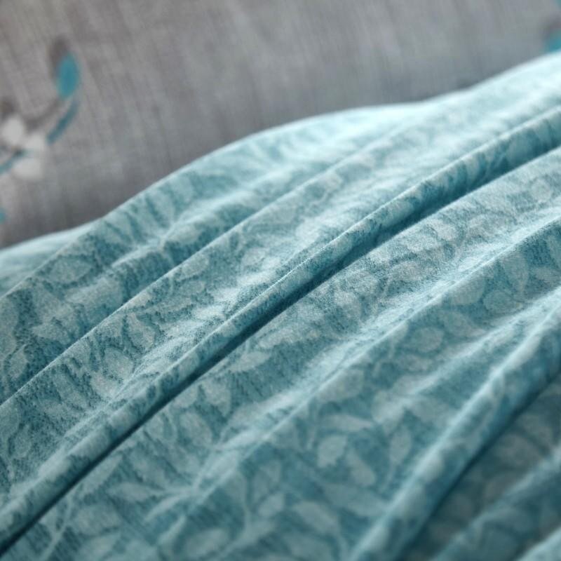Ultra Soft Brushed 100%Cotton Bedding Sets Vintage Floral Spring Blossm Birds Print Duvet Cover bed sheet Pillowcase Queen King 4