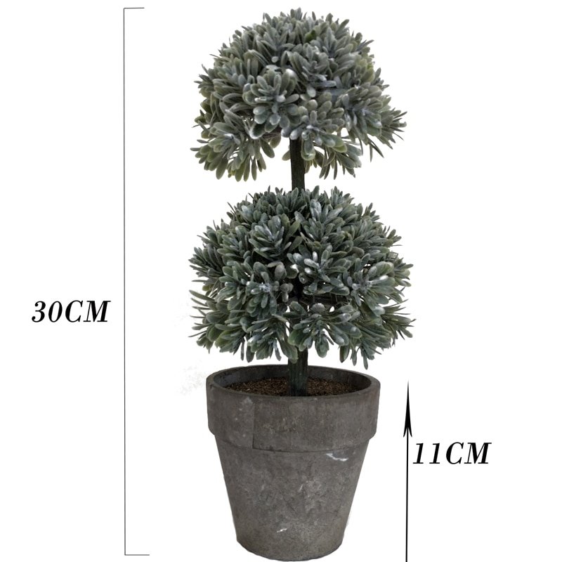 30cm Tropical Eucalyptus Tree Artificial Plants Potted Fake Olive Leaf Bonsai Mini Desktop Landscape For Home Office Gift Decor 3