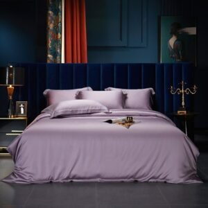 Eucalyptus Lyocell 4/6Pc Lavender Purple Violet Bedding set Queen King Touch Cooling Silky Soft Duvet Cover Bed Sheet Pillowcase 1
