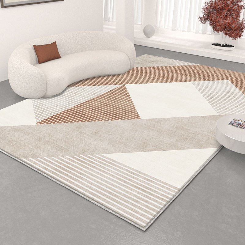 Modern Simple Living Room Decoration Carpet Light Luxury Study Cloakroom Non-slip Carpets Home Bedroom Bedside Fluffy Soft Rug 4