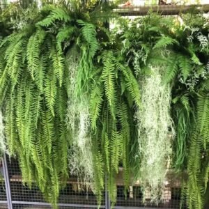 85/150cm Long Artificial Plants Vine Fake Wall Hanging Grass Plastic Palm Leaves Green Plant For Home Garden Wedding Decor 1