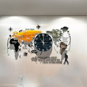 Nordic Giant Digital Wall Clock Modern Living Room Silent Large Wall Clock Modern Design Minimalist Reloj Pared Home Decor ZP50 1