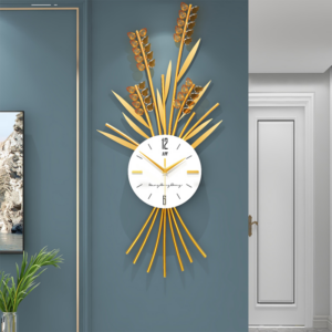 Giant Luxury Nordic Wall Clock Living Room Large Silent Metal Wall Clock Modern Design Reloj Pared Grande Mechanism For Clock 1