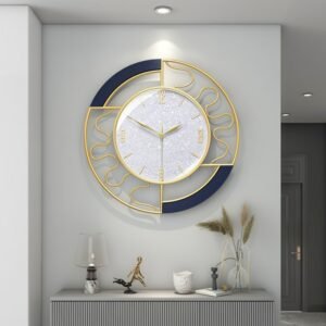 Industrial Glass Classic Wall Clock Big Gold Silent Mechanism Wall Clock Room Creative Luxury Horloge Murale Giant Wall Clock 1