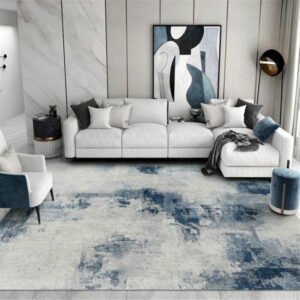 Home Decoration Living Room Carpet Bedroom Light Luxury Simple Carpets Washable Study Rugs Non-slip Stain-resistant Floor Mats 1