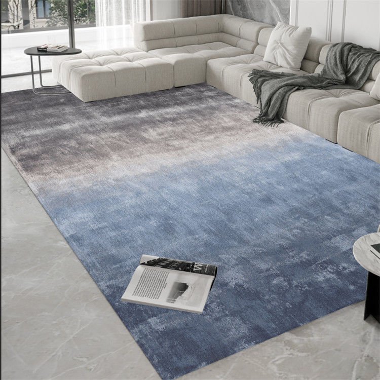 Gradient Light Luxury Carpet Simple Living Room Coffee Table Rug Home Bedroom Bedside Carpets Non-slip Anti-fouling Entrance Mat 1