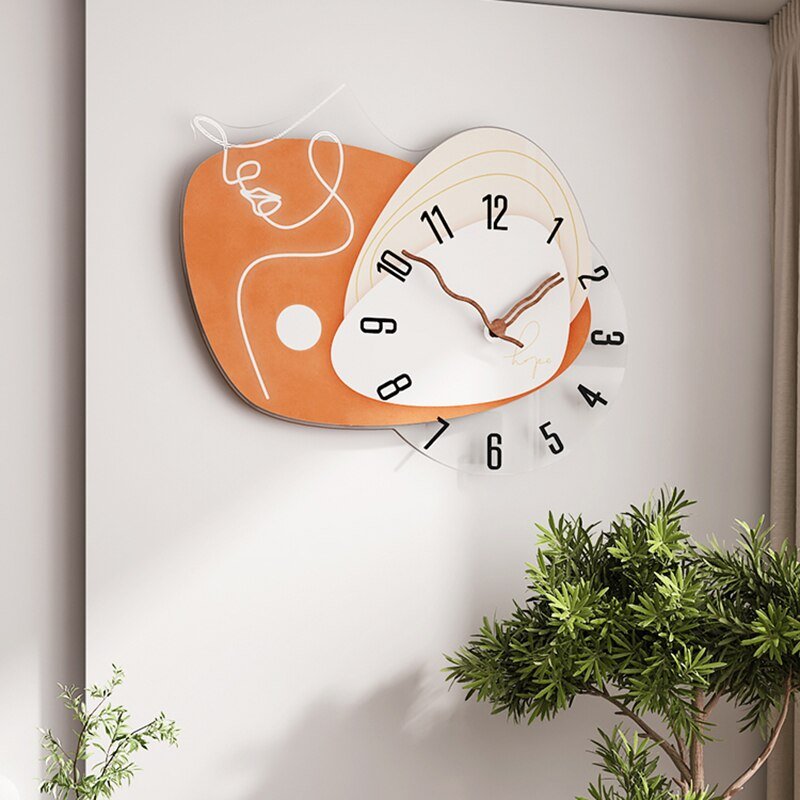 Industrial Luxury Wall Clock Large Silent Creative Designer Wall Clock Modern Design Reloj Pared Grande Wall Clock Mechanism 6