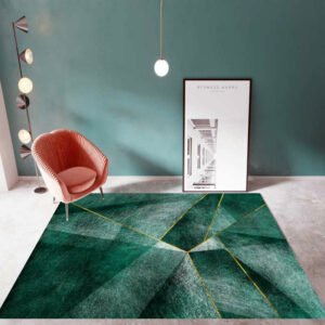 Nordic Light Luxury Bedroom Carpet Modern Minimalist Living Room Rugs Home Geometric Coffee Table Mat Non-slip Entry Door Mats 1