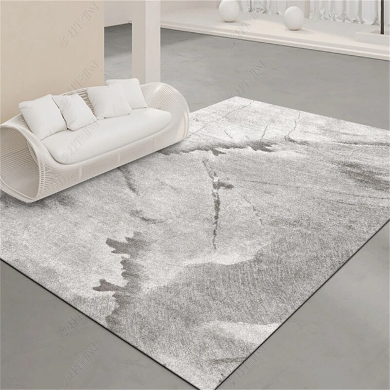 Simple Light Luxury Living Room Decoration Carpet Nordic Abstract Study Cloakroom Non-slip Rug Home Balcony Bathroom Porch Rugs 3