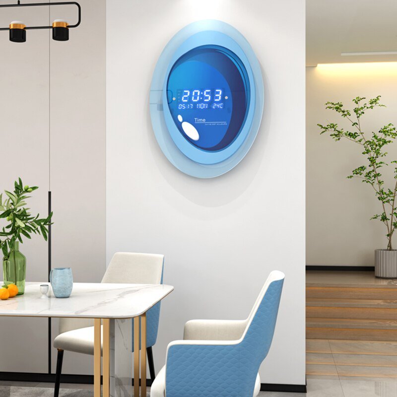 Electronic Digital Silent Wall Saatration Wall Clocks Kitchen Large Watch Home Saatration Home Design Relojes Murale Home Saatr 3