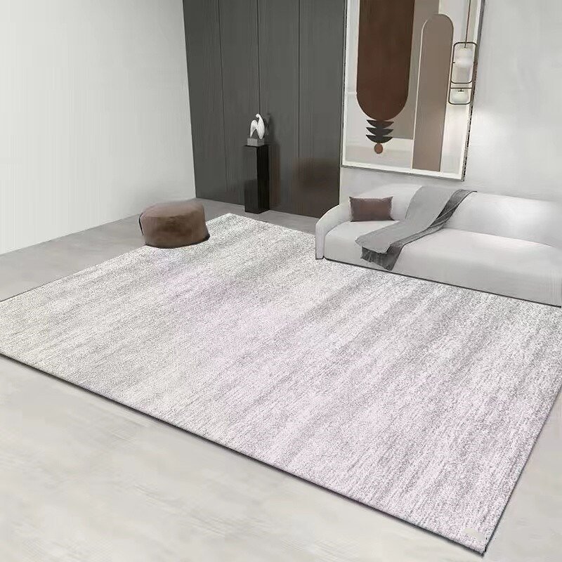 Nordic Light Luxury Carpet Home Living Room Sofa Coffee Table Rug Room Black Gray Gradient Carpets Study Lounge Non-slip Rugs 2