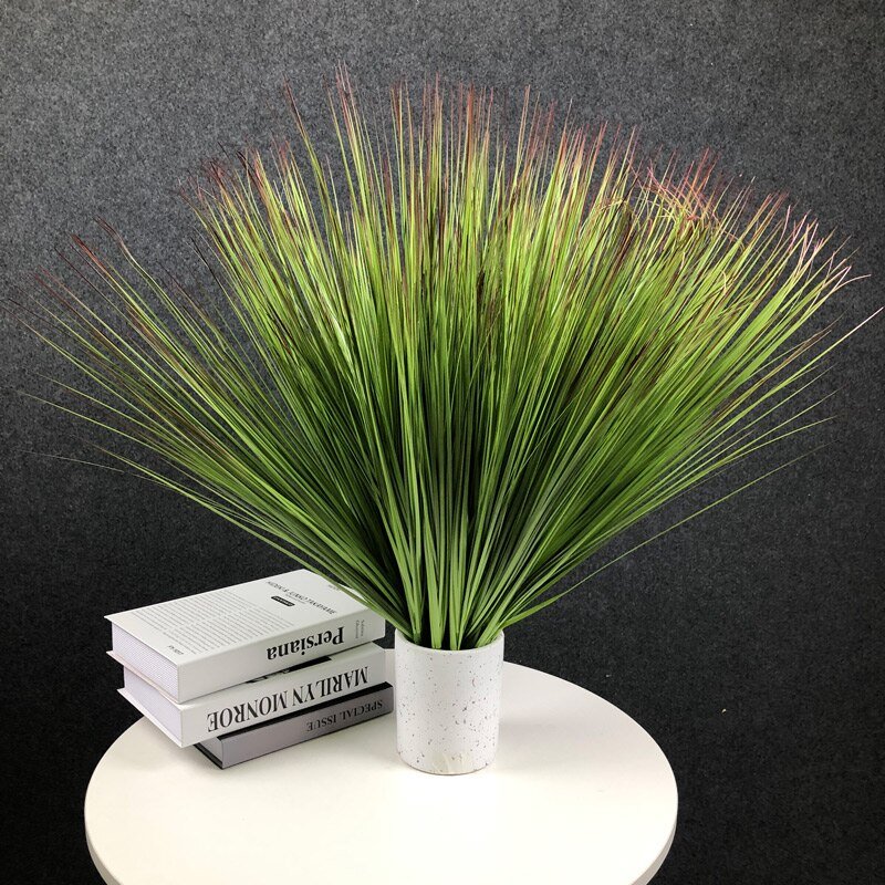 60cm Tropical Plants Large Artificial Onion Grass Tall Fake Tree Branch Paper Leafs For Balcony Window Desktop Home Office Decor 1
