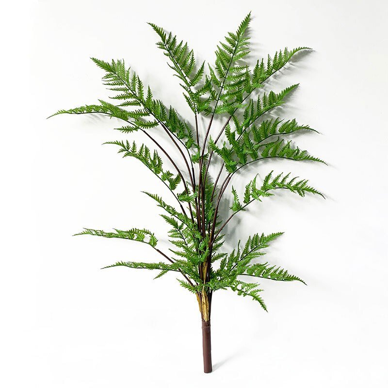 70/93cm Large Artificial Palm Tree Plastic Fern Leaf Tropical Plant Big Fake Cypress Tree Branch For Home Garden Christmas Decor 2