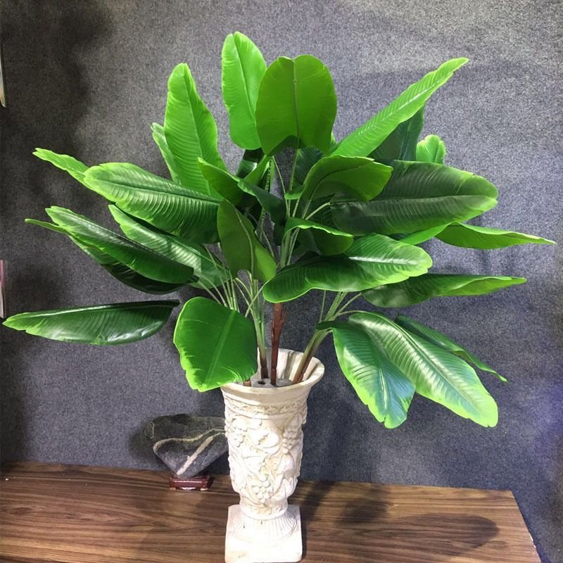 82cm Large Artificial Plants Tropical Banana Trees Palm Leaves Fake Plant Branch Plastic Green Leaf Home Party Jungle Decoration 6