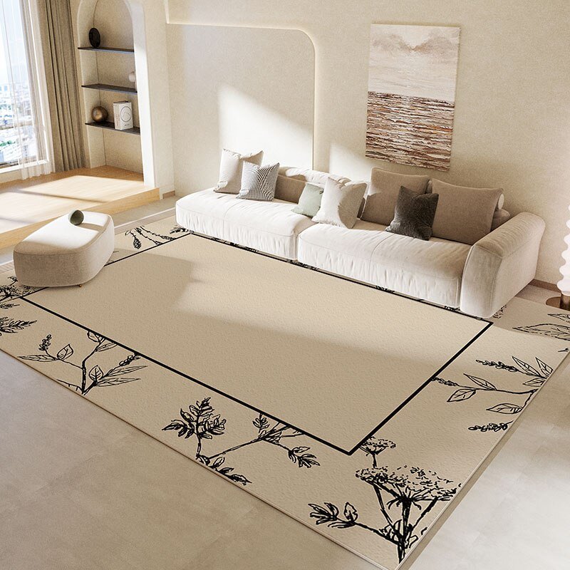 Nordic Living Room Decoration Carpet Casual Balcony Porch Entry Non-slip Rug Modern Bedroom Bedside Bay Window Fluffy Soft Rugs 3