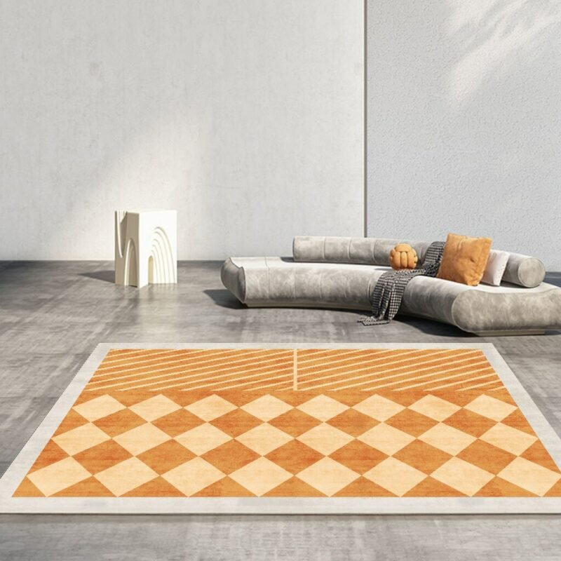 Nordic Luxury Living Room Carpet Modern Home Decoration Mat Washable Mats Large Area Rug Bedroom Non-slip Stain-resistant Rugs 4