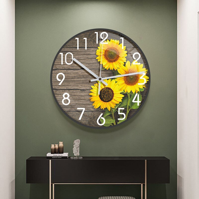 Industrial Crystal Classic Wall Clock Modern Design Bedroom Silent Wall Clock Luxury Mechanism Orologio Da Parete Home Design 2