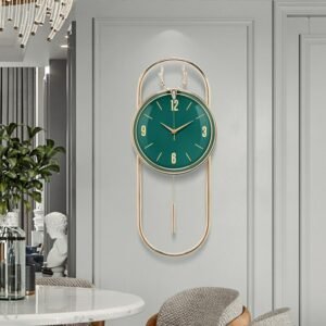 Giant Luxury Mechanism Wall Clock Living Room Silent Kitchen Aesthetic Modern Design Creativity Norologio Da Parete Homedecor 1
