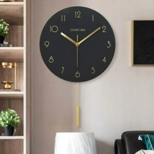 Silent Original Wall Watch Minimalist Large Mechanism Unique Automatic Home Saatrations Clock Wall 3d Relojes Murale Gift 1