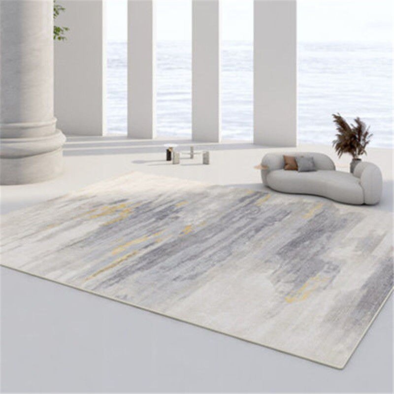 Home Decoration Living Room Carpet Bedroom Light Luxury Simple Carpets Washable Study Rugs Non-slip Stain-resistant Floor Mats 5
