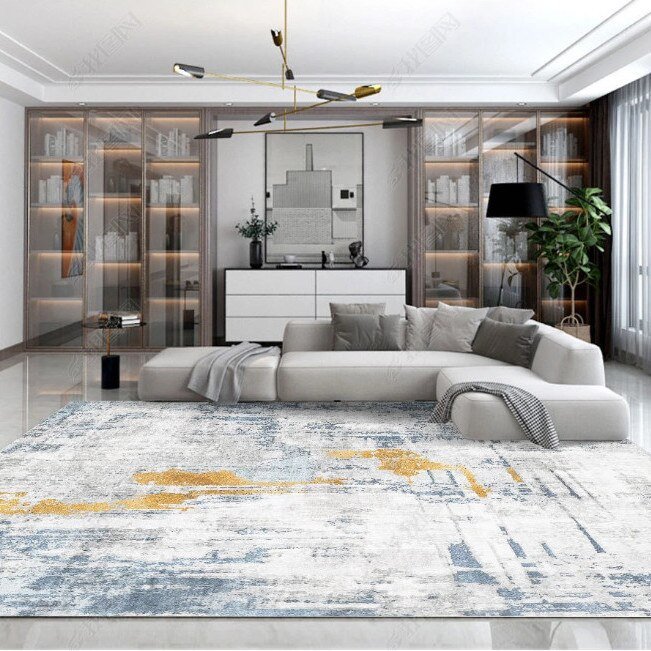 Nordic Light Luxury Carpet Living Room Sofa Coffee Table Rugs Kitchen Non-slip Floor Mat Home Decoration Bedroom Large Area Rug 5