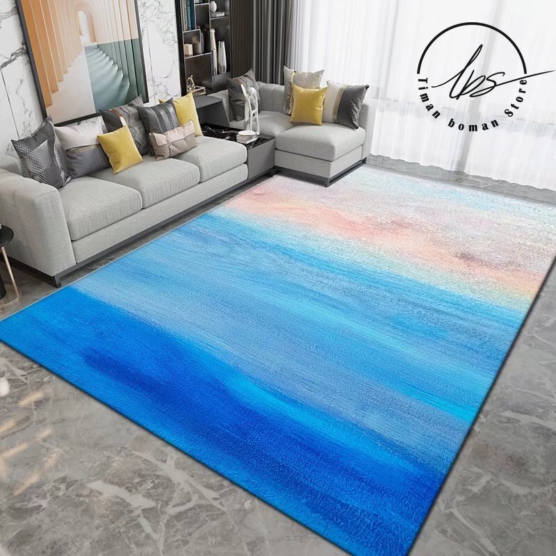 Nordic Minimalist Carpets Light Luxury Landscape Carpet Living Room Bedroom Rug Home Kitchen Non-slip Rugs Washable Lounge Mat 4