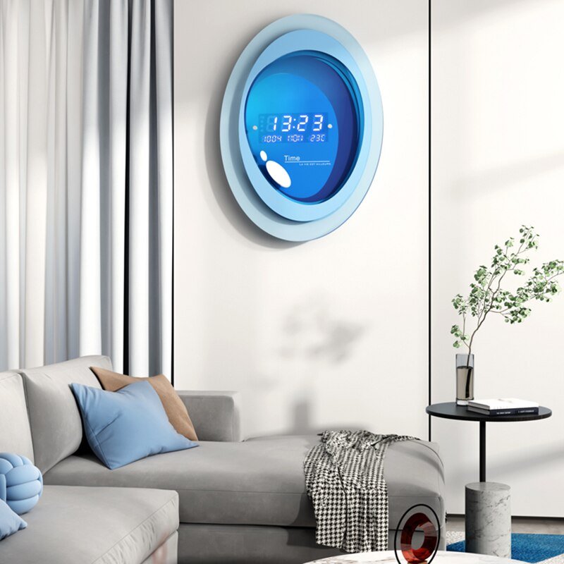 Electronic Digital Silent Wall Saatration Wall Clocks Kitchen Large Watch Home Saatration Home Design Relojes Murale Home Saatr 2