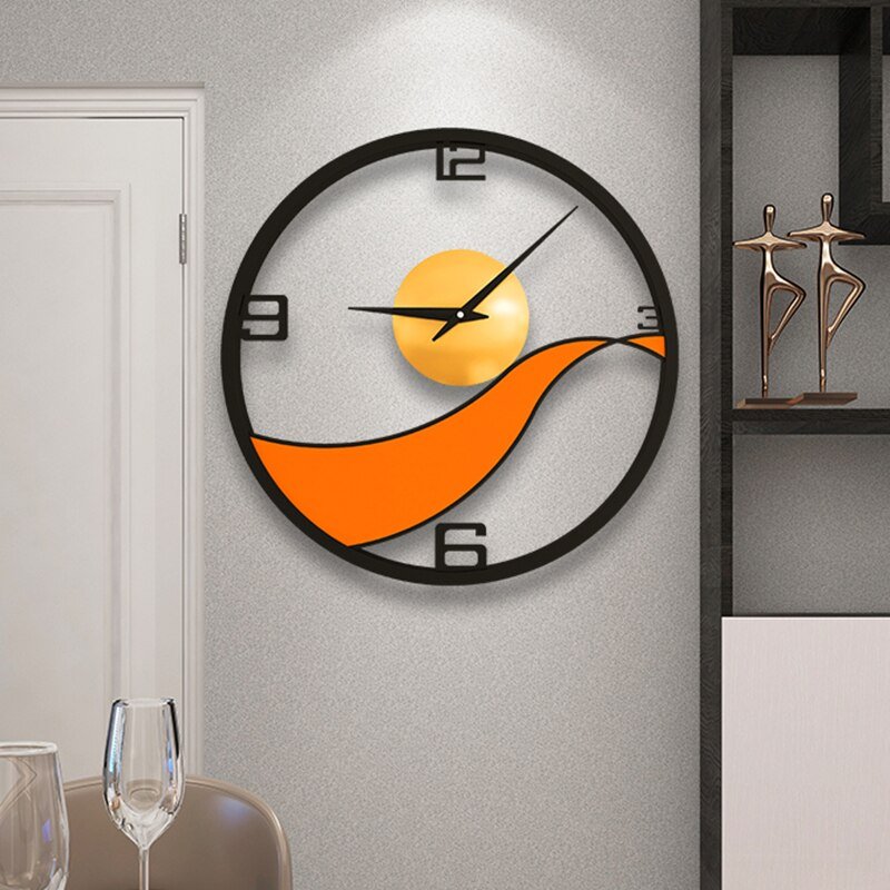 Big Size Wall Clock Modern Design Luxury Living Room Nordic Design Watch Wall Mechanism Digital Kitchen Reloj Pared Wall Decor 4