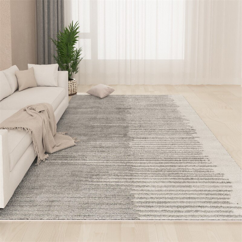 Nordic Light Luxury Living Room Soft Carpet Bedroom Bedside Thicken Line Carpets Cloakroom Dirt-resistant Mat Porch Non-slip Rug 3