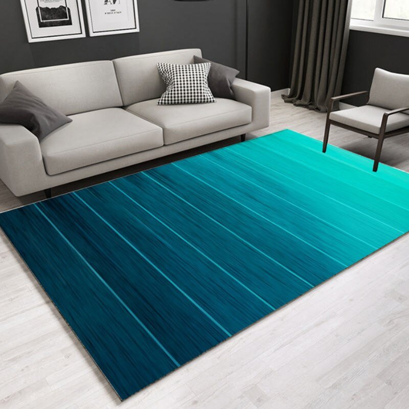 Abstract Gradient Carpet Light Luxury Living Room Coffee Table Rugs Decoration Non-slip Porch Door Mat Bedroom Bedside Carpets 4