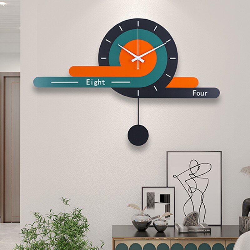 Modern Design Luxury Clocks Wall Living Room Luxury Minimalist Digital Big Size Clock 3d Reloj Pared Wall Watch Mechanism 2