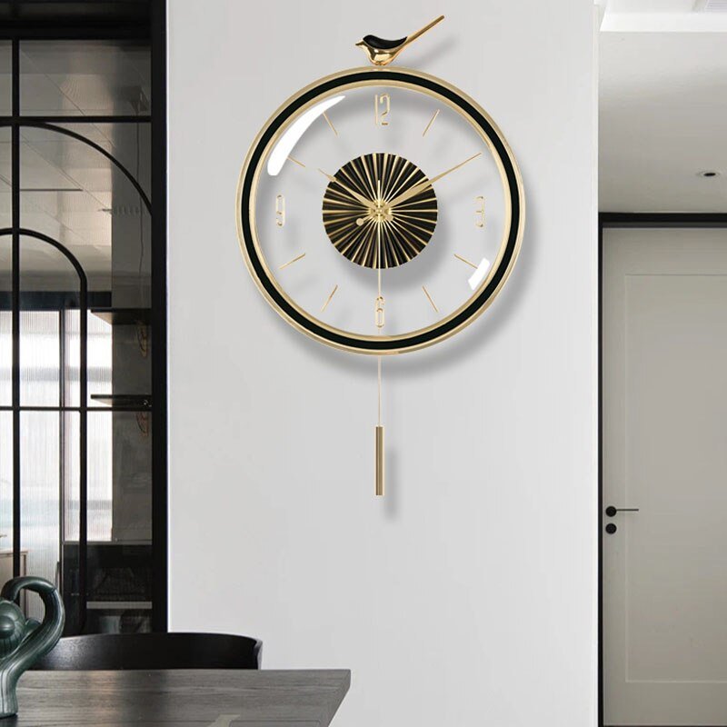 Electronic Large Wall Watch Minimalist Silent Creative Luxury Wall Watch Kitchen Pendulum Gift Relojes Murale Saatration 2